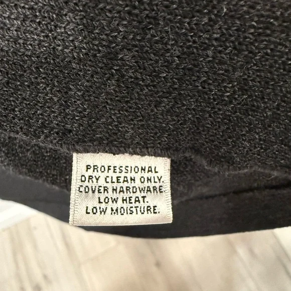 St. John Collection Santana Knit Jacket Pants wide leg Set Black Wool Blend - Picture 16 of 16